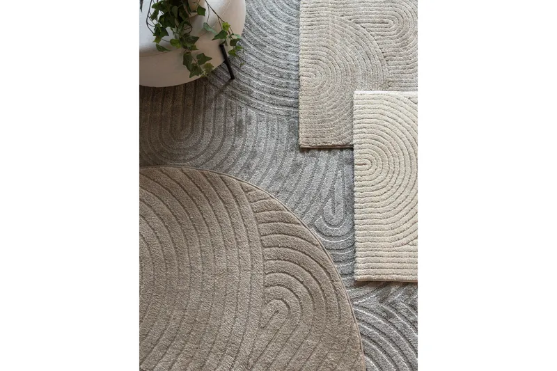 Genova Zen Wiltonstæppe 280x380 cm Rektangulær - Grå - Tekstiler - Tæpper - Moderne tæppe - Wiltontæpper