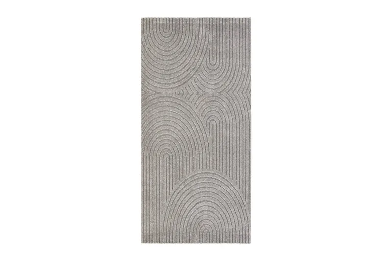 Genova Zen Wiltonstæppe 80x150 cm Rektangulær, Grå