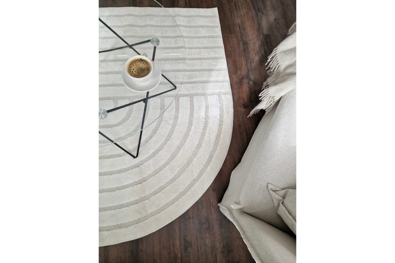 Genova Zen Wiltontæppe 160x230 cm - Creme - Tekstiler - Tæpper - Moderne tæppe - Wiltontæpper