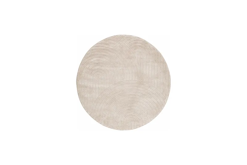 Genova Zen Wiltontæppe 200 cm Rund, Beige