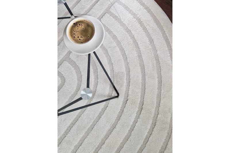 Genova Zen Wiltontæppe 200x290 cm - Creme - Tekstiler - Tæpper - Moderne tæppe - Wiltontæpper