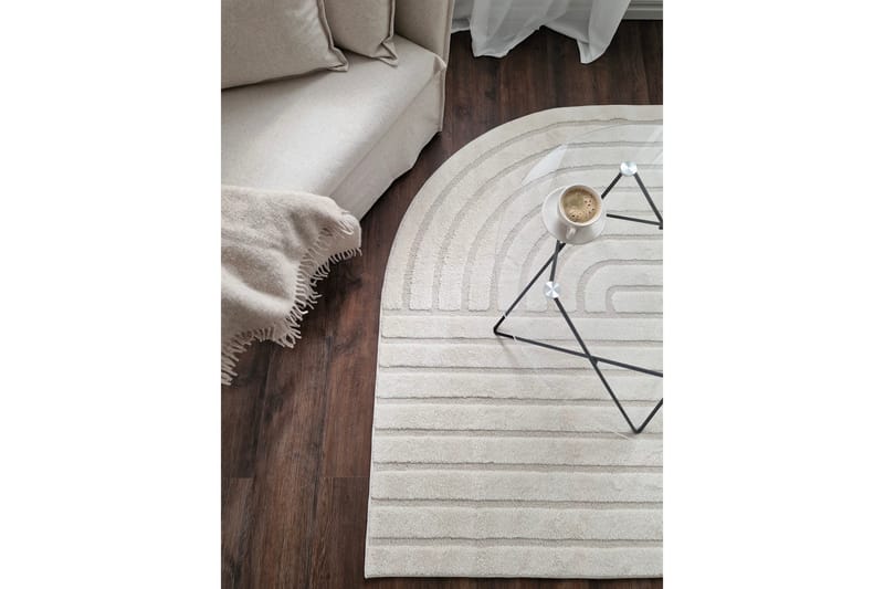 Genova Zen Wiltontæppe 200x290 cm - Creme - Tekstiler - Tæpper - Moderne tæppe - Wiltontæpper