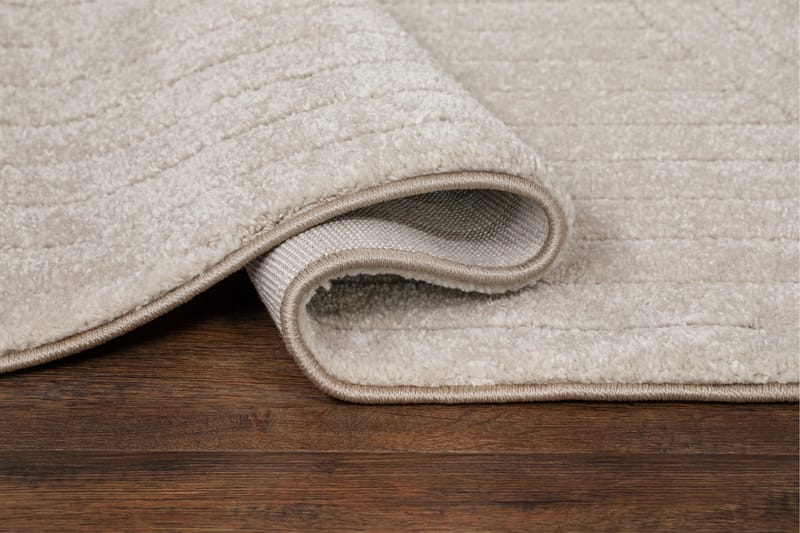 Genova Zen Wiltontæppe 80x150 cm Oval - Beige - Tekstiler - Tæpper - Moderne tæppe - Wiltontæpper