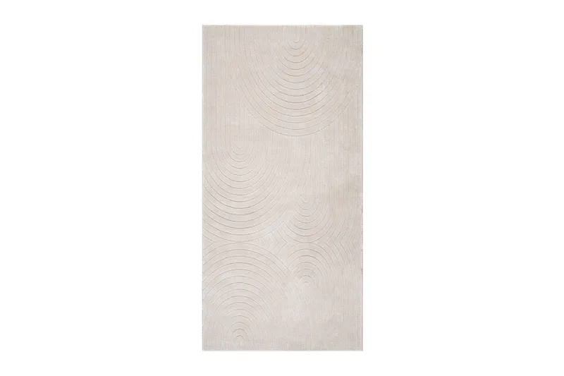 Genova Zen Wiltontæppe 80x150 cm Oval, Beige