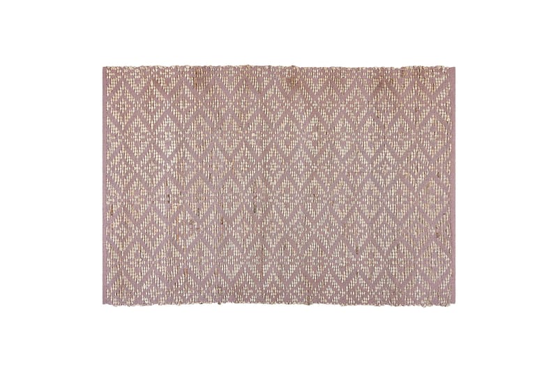 Gerze Bomuldstæppe 140x200 cm - Rosa - Tekstiler - Tæpper - Moderne tæppe - Bomuldstæpper