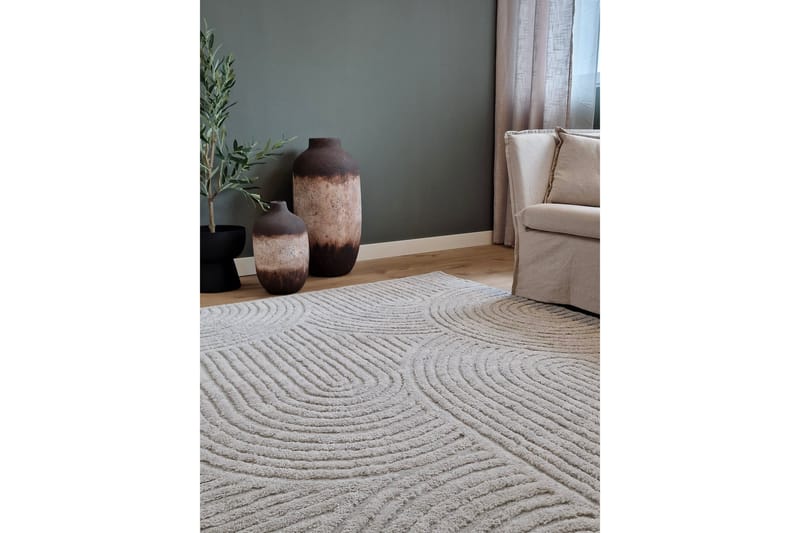 Gomati Wiltontæppe 160x230 cm - Grå - Tekstiler - Tæpper - Moderne tæppe - Wiltontæpper
