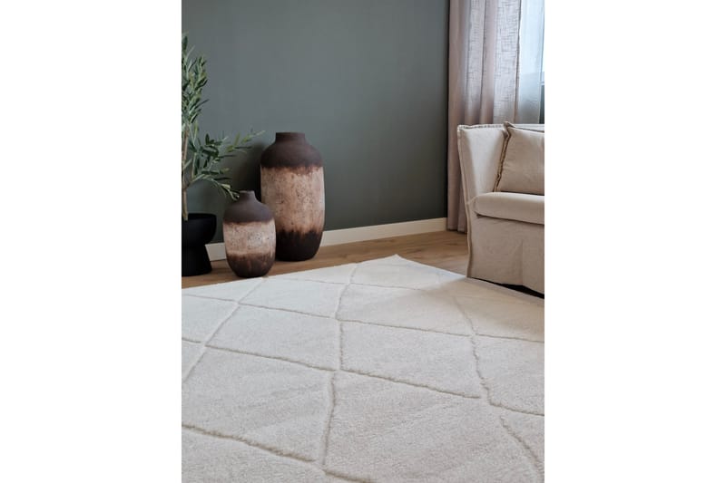 Gomati Wiltontæppe 300x400 cm - Creme - Tekstiler - Tæpper - Moderne tæppe - Wiltontæpper