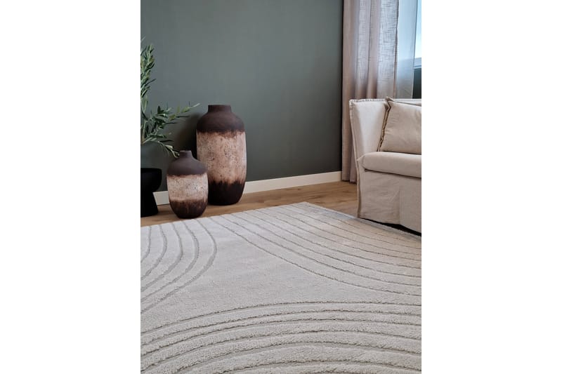 Gomati Wiltontæppe 300x400 cm - Grå - Tekstiler - Tæpper - Moderne tæppe - Wiltontæpper