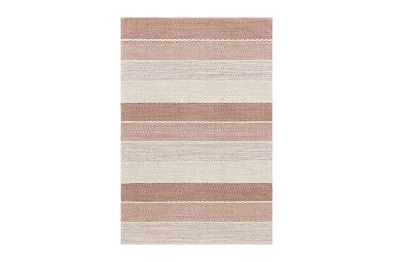 Gulvtæppe Båstad - 140x200 cm, Gammelrosa - Tekstiler - Tæpper - Moderne tæppe - Bomuldstæpper