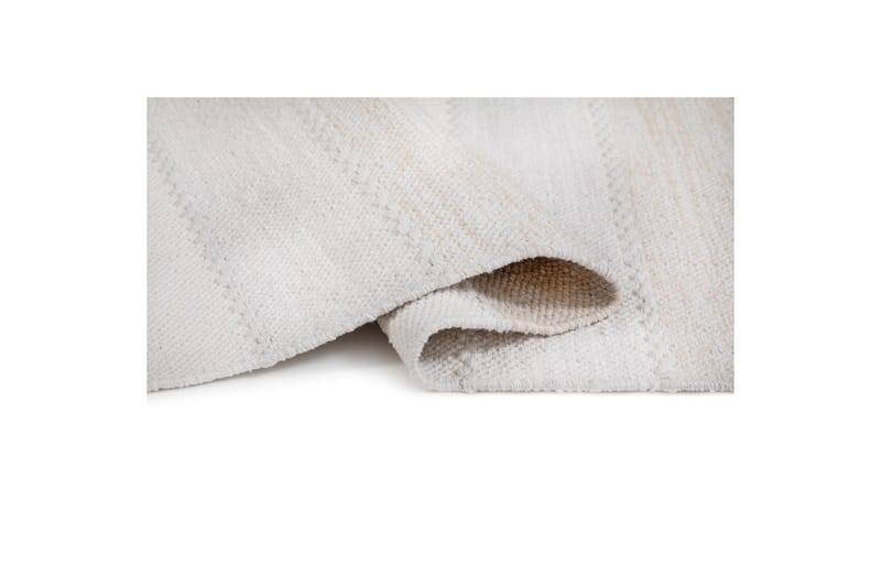Gulvtæppe Båstad - 75x150 cm, Creme - Tekstiler - Tæpper - Moderne tæppe - Bomuldstæpper