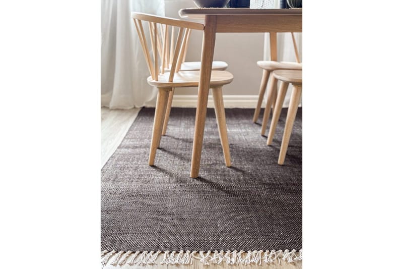 Gulvtæppe Line - 130x190 cm, Chokolade - Tekstiler - Tæpper - Moderne tæppe - Bomuldstæpper