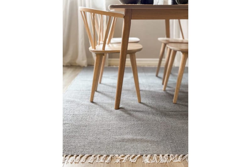 Gulvtæppe Line - 130x190 cm, Dueblå - Tekstiler - Tæpper - Moderne tæppe - Bomuldstæpper