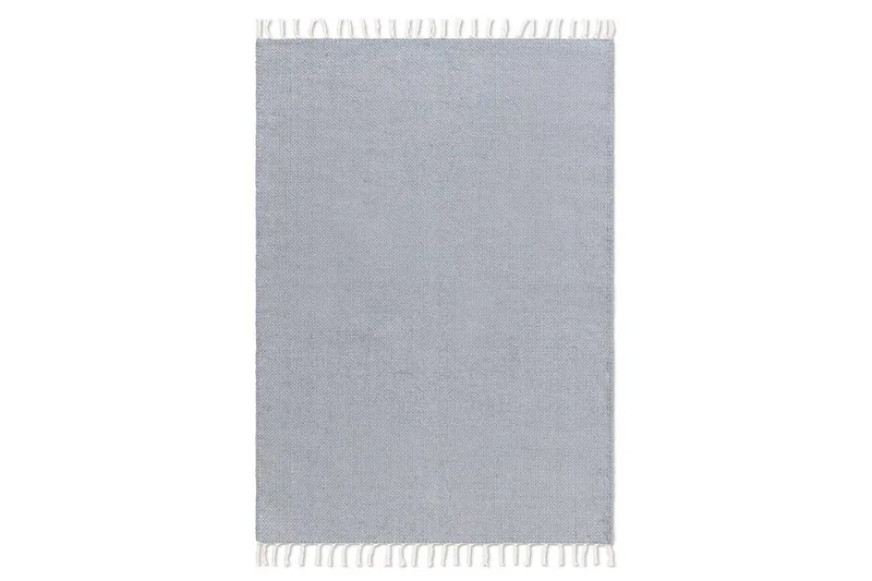Gulvtæppe Line - 160x230 cm, Dueblå - Tekstiler - Tæpper - Moderne tæppe - Bomuldstæpper