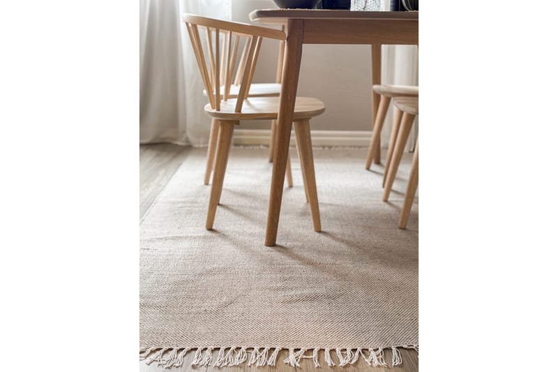 Gulvtæppe Line - 160x230 cm, Greige - Tekstiler - Tæpper - Moderne tæppe - Bomuldstæpper