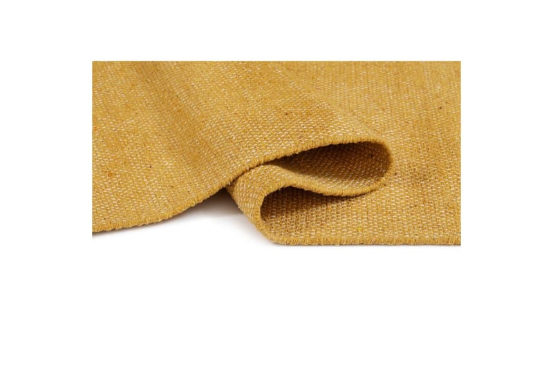 Gulvtæppe Line - 160x230 cm, Gul - Tekstiler - Tæpper - Moderne tæppe - Bomuldstæpper