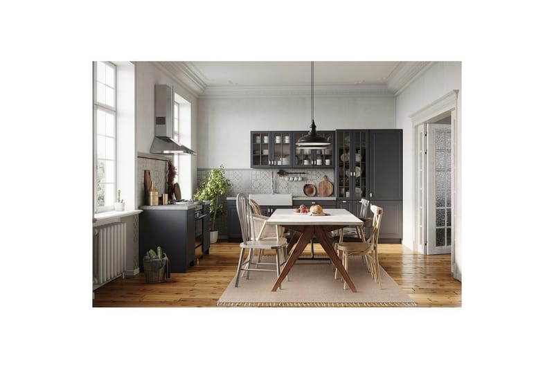 Gulvtæppe Line - 160x230 cm, Hør - Tekstiler - Tæpper - Moderne tæppe - Bomuldstæpper