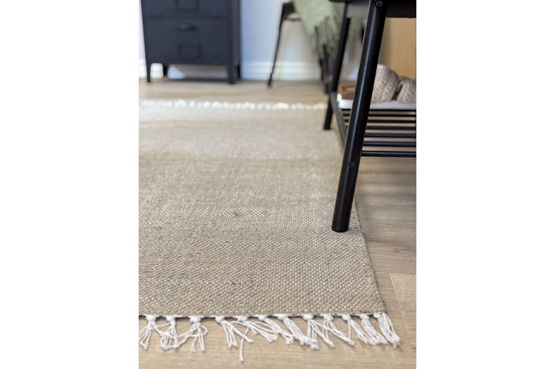 Gulvtæppe Line - 200x300 cm, Hør - Tekstiler - Tæpper - Moderne tæppe - Bomuldstæpper