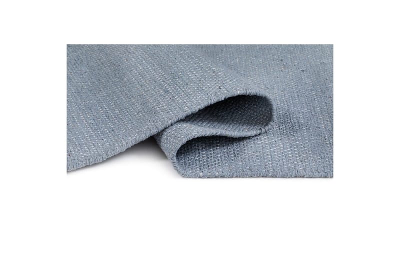 Gulvtæppe Line - 75x220 cm, Dueblå - Tekstiler - Tæpper - Moderne tæppe - Bomuldstæpper