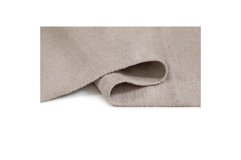 Gulvtæppe Line - 75x220 cm, Greige - Tekstiler - Tæpper - Moderne tæppe - Bomuldstæpper