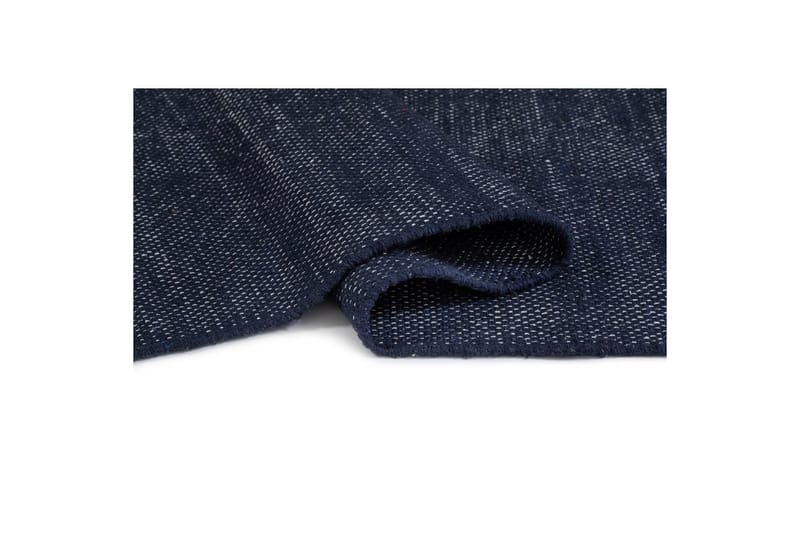 Gulvtæppe Line - 75x220 cm, Marineblå - Tekstiler - Tæpper - Moderne tæppe - Bomuldstæpper