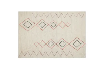 Guwahati Bomuldstæppe 160x230 cm - Beige - Tekstiler - Tæpper - Moderne tæppe - Bomuldstæpper