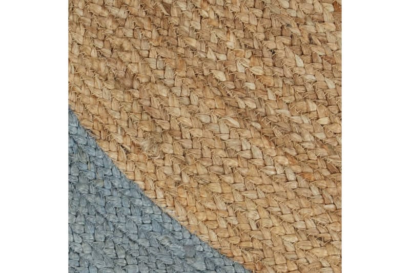håndlavet tæppe med olivengrøn kant jute 120 cm - Grøn - Sisaltæpper - Jutemåtter & hampemåtter