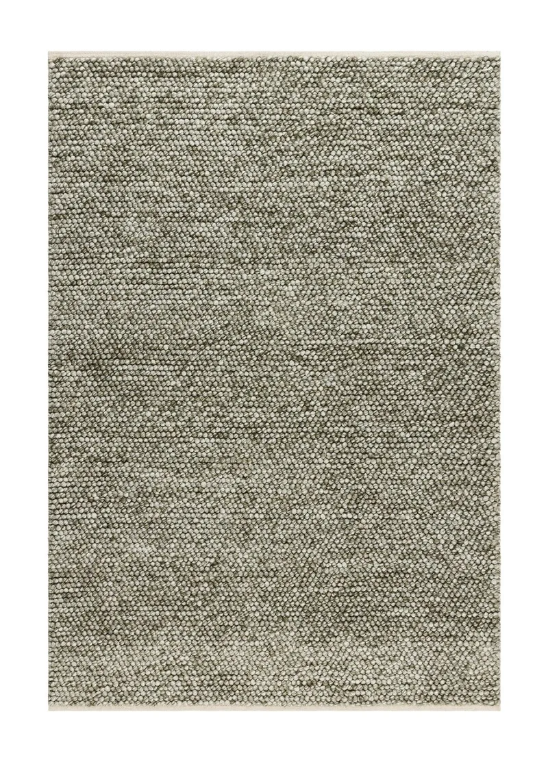 Håndvævet tæppe KM Home Bubble 300x400 cm Olivengrøn, Olivengrøn