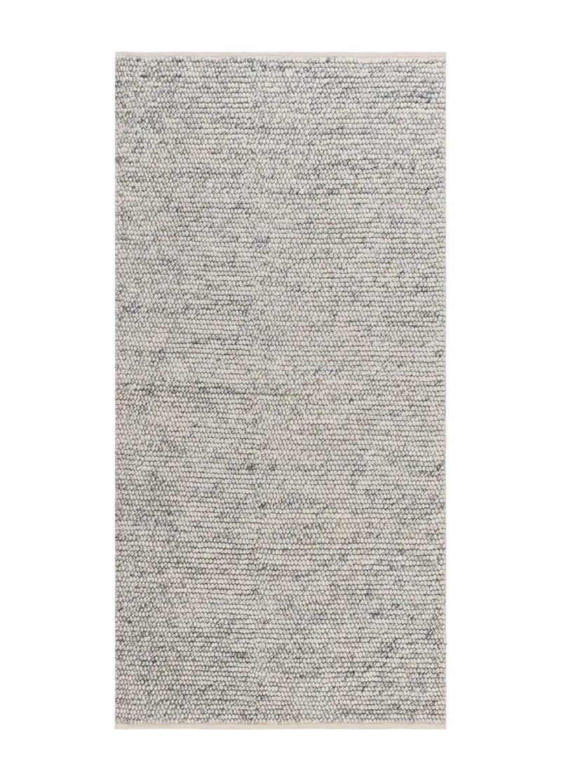 Håndvævet tæppe KM Home Bubble 75x150 cm Grå melange, Grå Melange