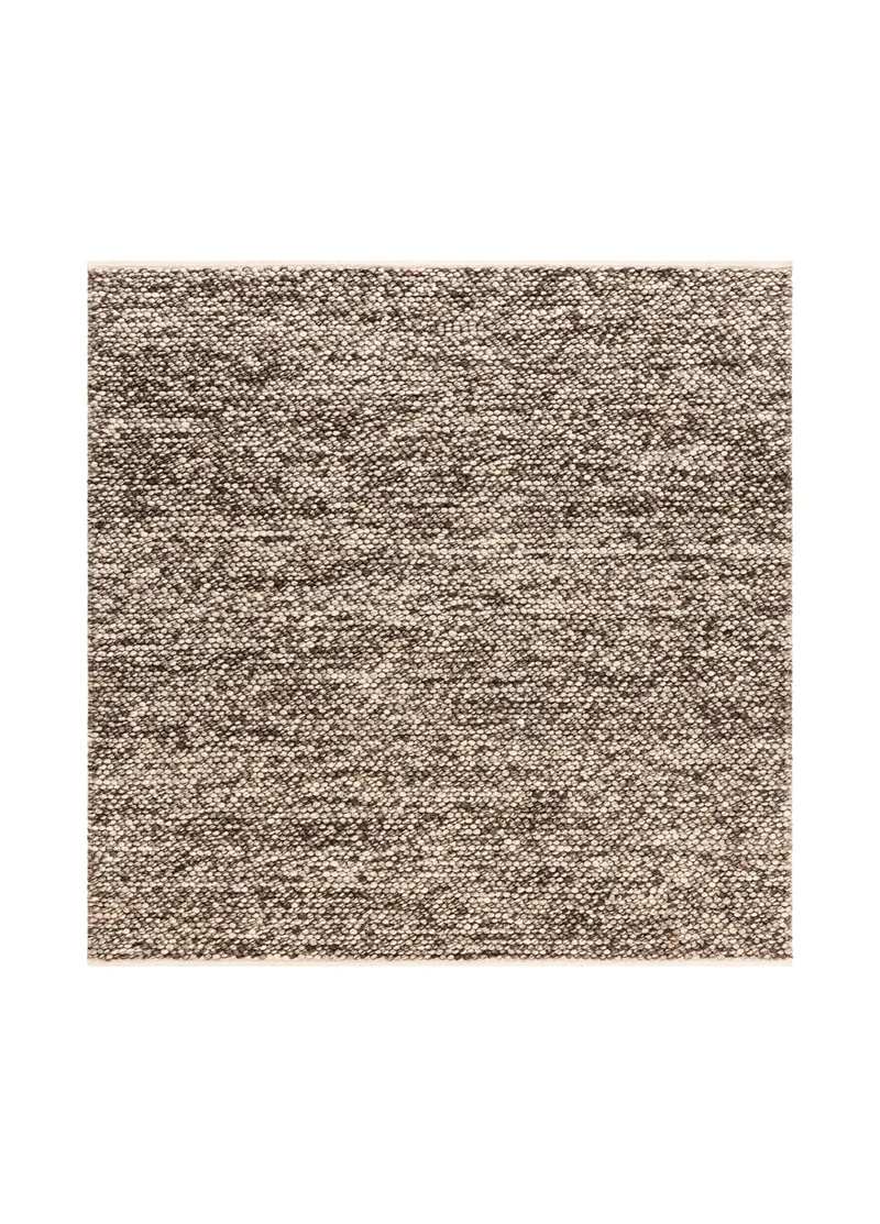 Håndvævet tæppe KM Home Bubble Kvadrat 200x200 cm Chokolade Melange, Chokolade Melange