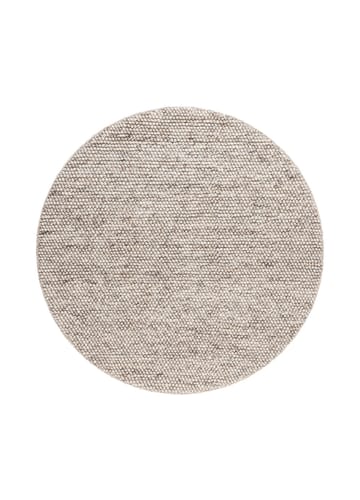 Håndvævet tæppe KM Home Bubble Rund 120x120 cm Hør