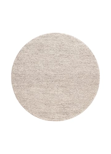 Håndvævet tæppe KM Home Bubble Rund 120x120 cm IvoryMelange