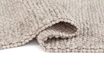 Håndvævet tæppe KM Home Bubble Rund 120x120 cm IvoryMelange - IvoryMelange - Tekstiler - Tæpper - Moderne tæppe - Uldtæppe