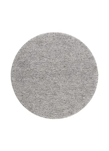 Håndvævet tæppe KM Home Bubble Rund 200x200 cm Grå