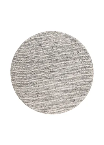 Håndvævet tæppe KM Home Bubble Rund 200x200 cm Grå melange