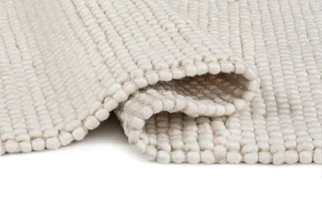 Håndvævet tæppe KM Home Bubble Rund 300x300 cm Creme - Creme - Tekstiler - Tæpper - Moderne tæppe - Uldtæppe