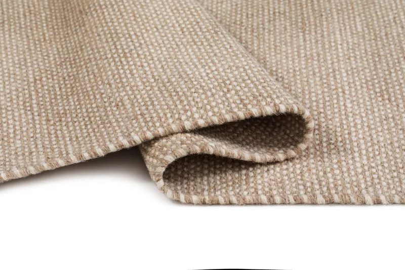 Håndvævet tæppe KM Home Sandhamn 140x200 cm Natur - Natur - Tekstiler - Tæpper - Moderne tæppe - Uldtæppe