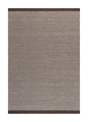 Håndvævet tæppe KM Home Sandhamn 160x230 cm Chokolade