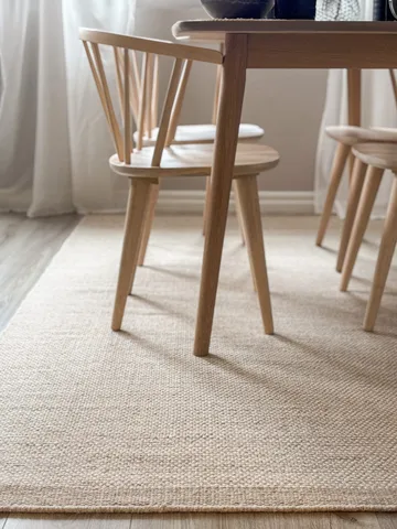 Håndvævet tæppe KM Home Sandhamn 300x400 cm Natur - Natur - Tekstiler - Tæpper - Moderne tæppe - Uldtæppe