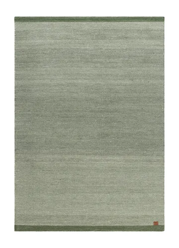 Håndvævet tæppe KM Home Sandhamn 300x400 cm Smaragdgrøn