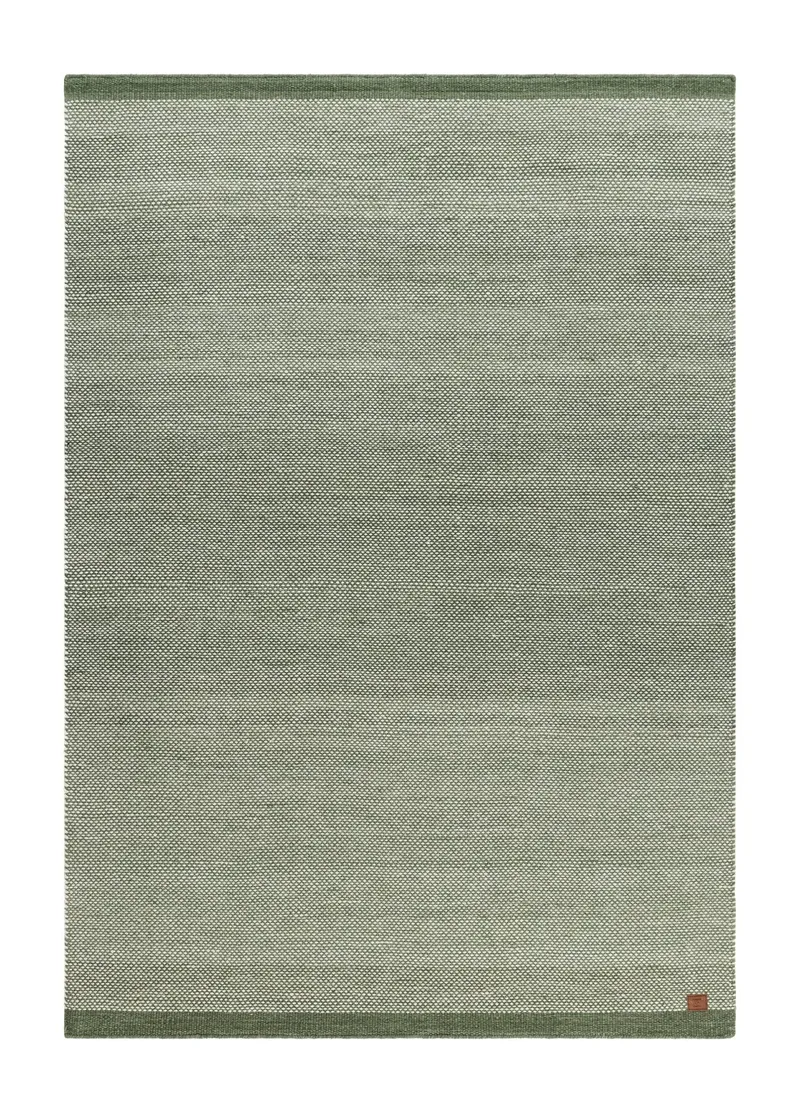 Håndvævet tæppe KM Home Sandhamn 300x400 cm Smaragdgrøn, Smaragdgrøn
