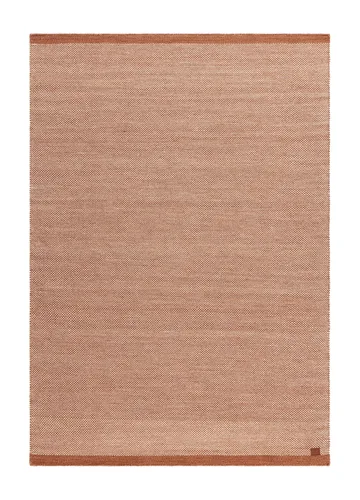 Håndvævet tæppe KM Home Sandhamn 300x400 cm Terracotta