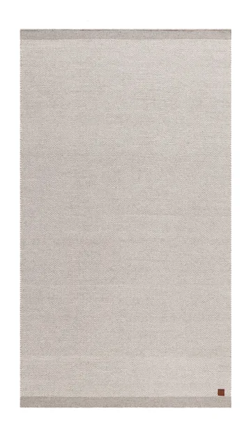 Håndvævet tæppe KM Home Sandhamn 75x230 cm Sølv