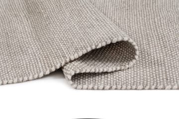Håndvævet tæppe KM Home Sandhamn 75x230 cm Sølv - Sølv - Tekstiler - Tæpper - Moderne tæppe - Uldtæppe