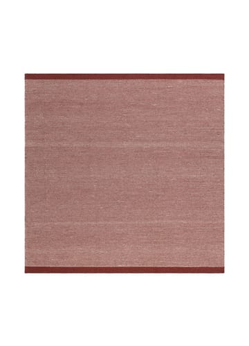 Håndvævet tæppe KM Home Sandhamn Kvadrat 200x200 cm Marsala