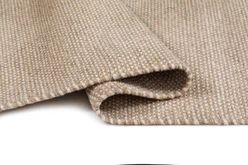 Håndvævet tæppe KM Home Sandhamn Kvadrat 250x250 cm Natur - Natur - Tekstiler - Tæpper - Moderne tæppe - Uldtæppe