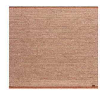Håndvævet tæppe KM Home Sandhamn Kvadrat 250x250 cm Terracotta