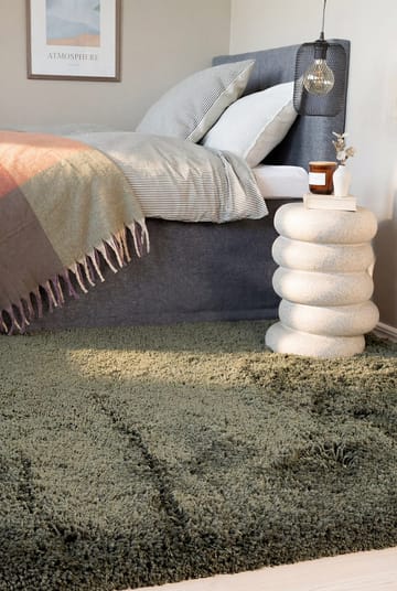 Håndvævet tæppe KM Home Sorrento 160x230 Smaragdgrøn - Smaragdgrøn - Tekstiler - Tæpper - Moderne tæppe - Ryatæpper