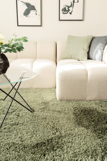 Håndvævet tæppe KM Home Sorrento 160x230 Smaragdgrøn - Smaragdgrøn - Tekstiler - Tæpper - Moderne tæppe - Ryatæpper