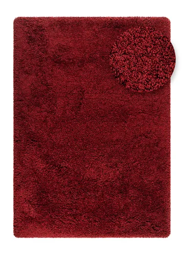 Håndvævet tæppe KM Home Sorrento 200x300 Marsala - Marsala - Tekstiler - Tæpper - Moderne tæppe - Ryatæpper