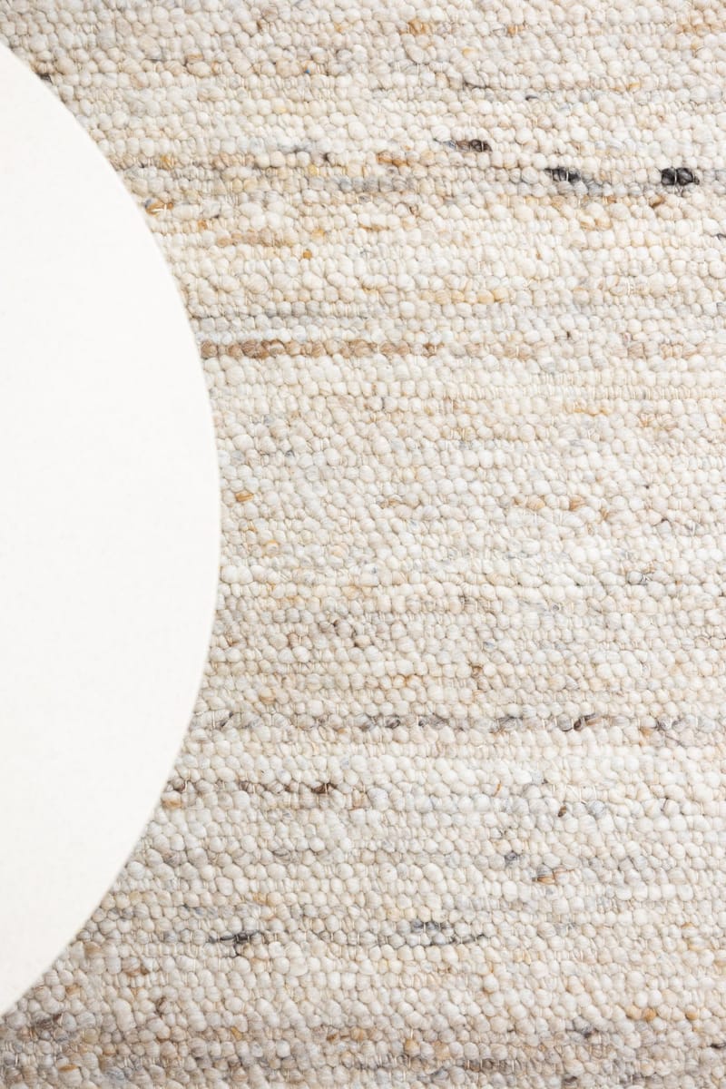 Håndvævet tæppe KM Home Passion 300x400 cm Sand - Sand - Tekstiler - Tæpper - Moderne tæppe - Uldtæppe